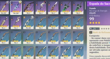 Conta Ar17 Nahida + Ganyu + Keqing + Banner Garantido!