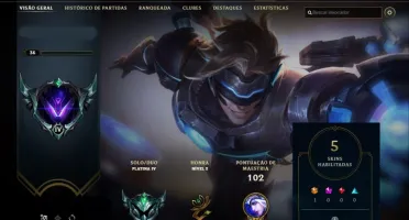 CONTA SMURF PLATINA PROMOÇÃO