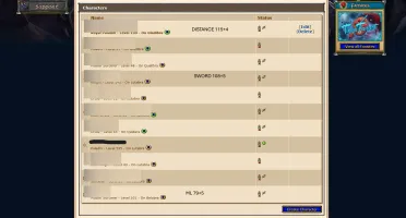 Conta 50% Loyalty + RP 535 com itens - Retro PVP
