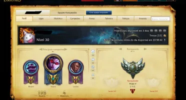 Conta League of Legends Prata 5 72 skins