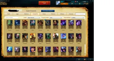 Conta League of Legends Prata 5 72 skins