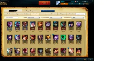 Conta League of Legends Prata 5 72 skins
