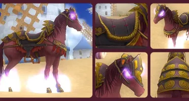 Montaria Cavalo de Guerra do General de Fogo