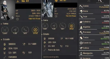 Conta Black Desert - 550GS