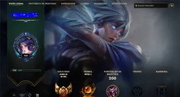 Conta League of Legends Ouro 3, 42 skins 320 reais