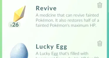 10 Pokemons diferentes na sua conta