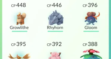 10 Pokemons diferentes na sua conta