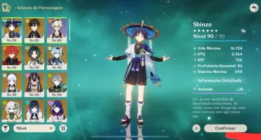 Genshin Impact - Ar 59 *Todos Os Metas T5* + Furina