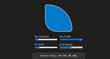 Extensão Gerador de Border Radius para VS Code