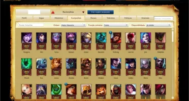 League of Legends Gold 4, 5 rune page, 7 Skin, 103 Champs.