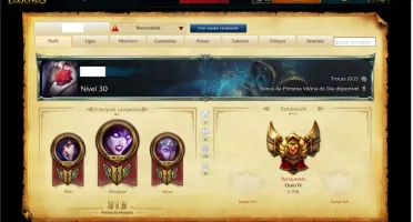 League of Legends Gold 4, 5 rune page, 7 Skin, 103 Champs.