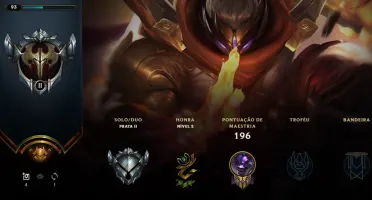 CONTA LOL 🌟 PRATA 2 🌟 21 SKINS 🌟 52 CAMPEOES