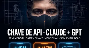 ⚡️ Chave Api Claude + Gpt — 100M Tokens + 15M Bônus