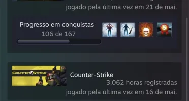 CONTA CSGO 10 ANOS