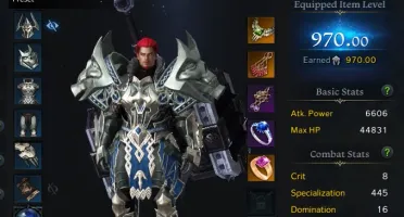 Conta lost ark lv 50 Scrapper T3 1340, e Destroyer T2 960