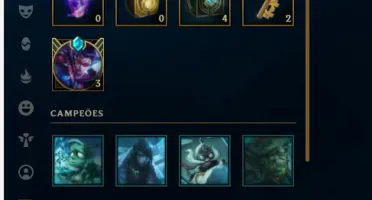 Conta lol Unranked MMR Ouro, Skins Lendárias (negociavel)