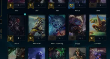 Conta lol Unranked MMR Ouro, Skins Lendárias (negociavel)