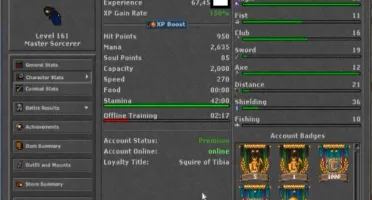 Gladera RP 286 com LOYALT E 365 COINS + CHARS SKILLS ALTOS