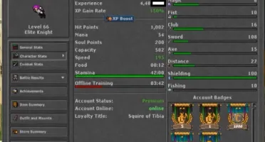 Gladera RP 286 com LOYALT E 365 COINS + CHARS SKILLS ALTOS