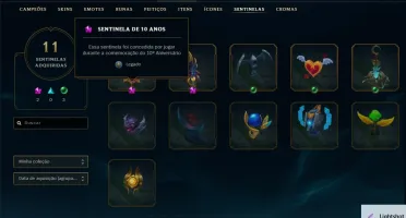 Conta League Of Legends - Smurf platina 2 ultimas seasson