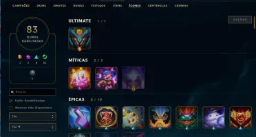 Conta League Of Legends - Smurf platina 2 ultimas seasson