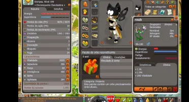 Conta Eni lvl 199, com set, serv espirita
