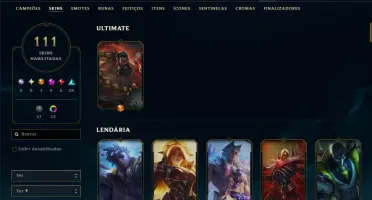 Bronze 3 com TODOS os Champs e 111 Skins (Mais de 25 Jogos)