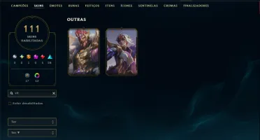 Bronze 3 com TODOS os Champs e 111 Skins (Mais de 25 Jogos)