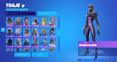 Conta de fortnite varias skins de loja +Salve o mundo Antigo