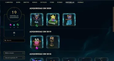 CONTA LOL, NÍVEL 296, TODOS OS CHAMPS, 93SKINS