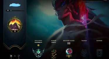 Conta de League of legends Platina 4