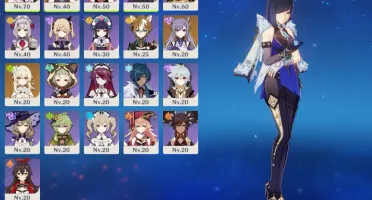 Raiden + Yelan + keqing Ar38