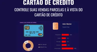 Planilha Financeira Pessoal | Controle cartão de crédito