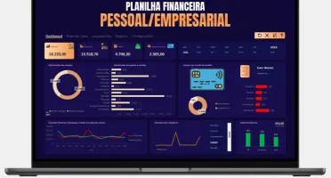 Planilha Financeira Pessoal | Controle cartão de crédito