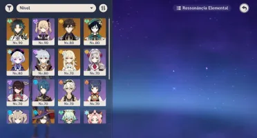 XIAO, VENTI, ZHONGLI, MONA, QIQI, HARPA, AMOS, UNFORGED