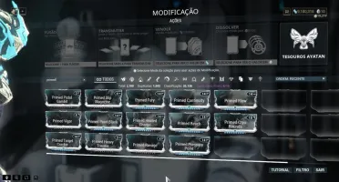 conta warframe maestria 19
