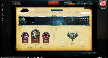 CONTA DE LOL BORDA DE PLATINA