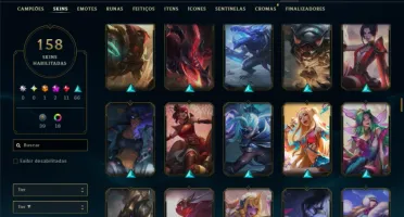Conta Prata 4 com TODOS os Champ e 158 Skin (MID / JG / TOP)