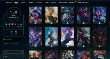 Conta Prata 4 com TODOS os Champ e 158 Skin (MID / JG / TOP)
