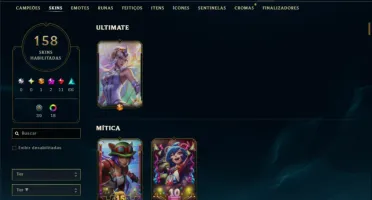 Conta Prata 4 com TODOS os Champ e 158 Skin (MID / JG / TOP)