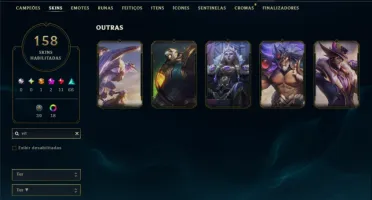 Conta Prata 4 com TODOS os Champ e 158 Skin (MID / JG / TOP)