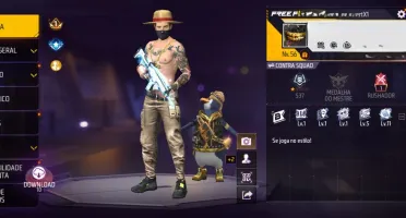 Conta Free Fire Level 56 Super Rara