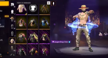 Conta Free Fire Level 56 Super Rara