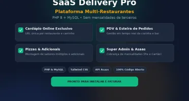 Script SaaS Delivery Multi-Empresas PHP & MySQL
