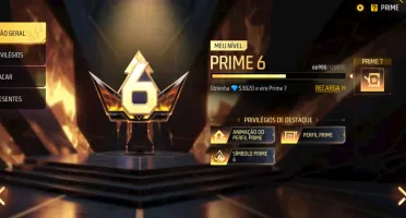 Conta nível 66, prime 6, 4600 like, 16 passes antigos