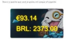 CONTA LOL R$ 2800+ EM RP - 224 SKINS - 277 ICONES