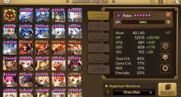 Conta com Pater e alguns Nat5
