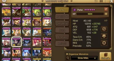Conta com Pater e alguns Nat5