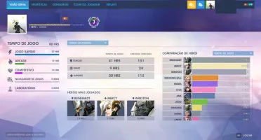 Conta de Overwatch Legendary Edition