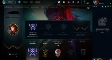 Conta lol DIAMANTE 1, 64,2% DE WR. (EMAIL NÃO CONFIRMADO)